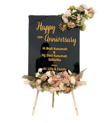 Papan Bunga Akrilik Halimpu