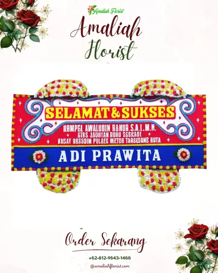 Papan Bunga Ucapan Selamat Halimpu